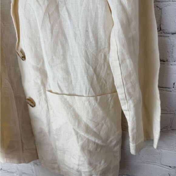 Madewell Linen Dorset Blazer Size XS - Picture 10 of 12